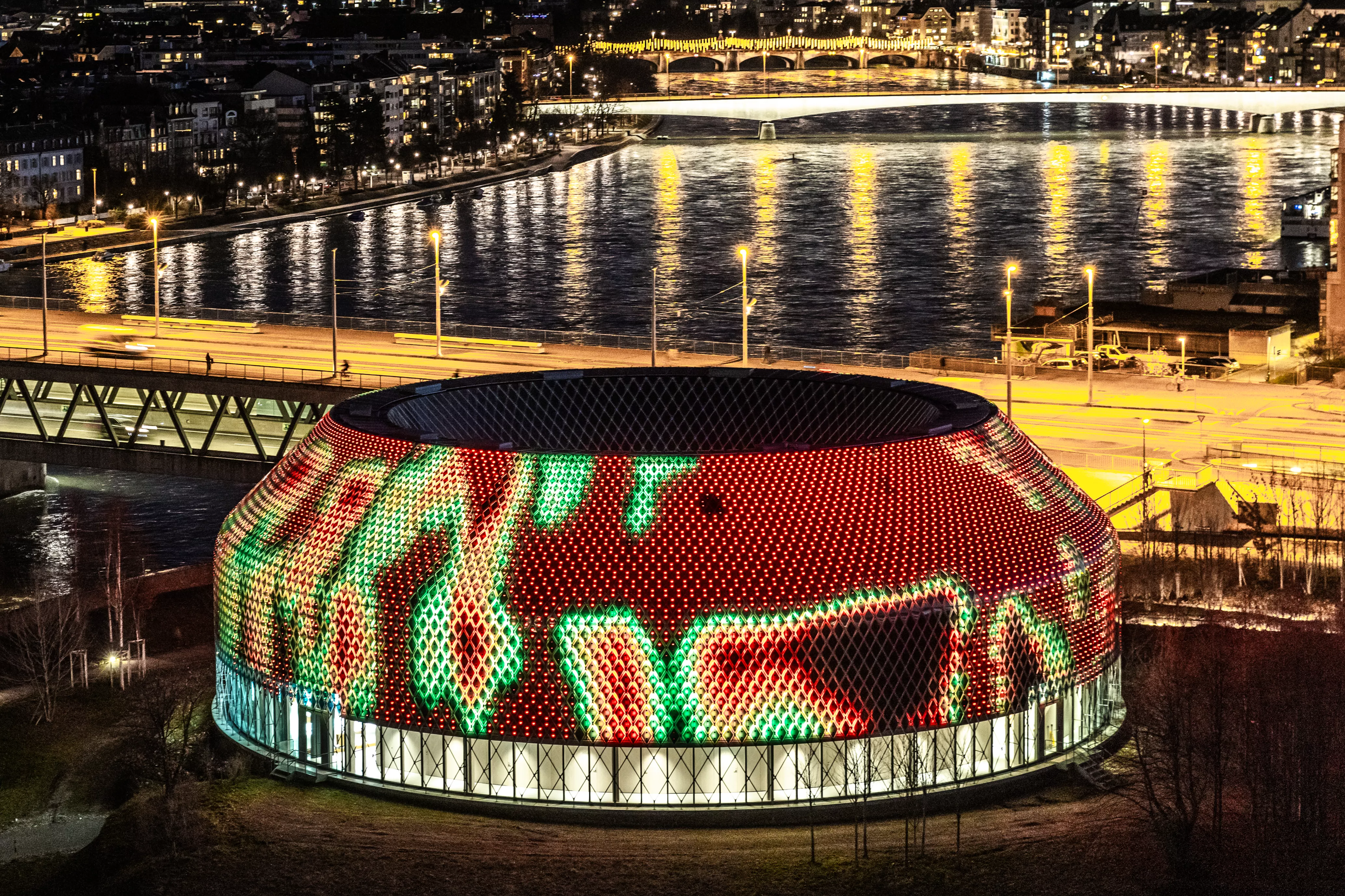 oculus art project on novartis pavillon